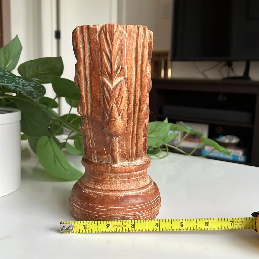 Vintage carved floral